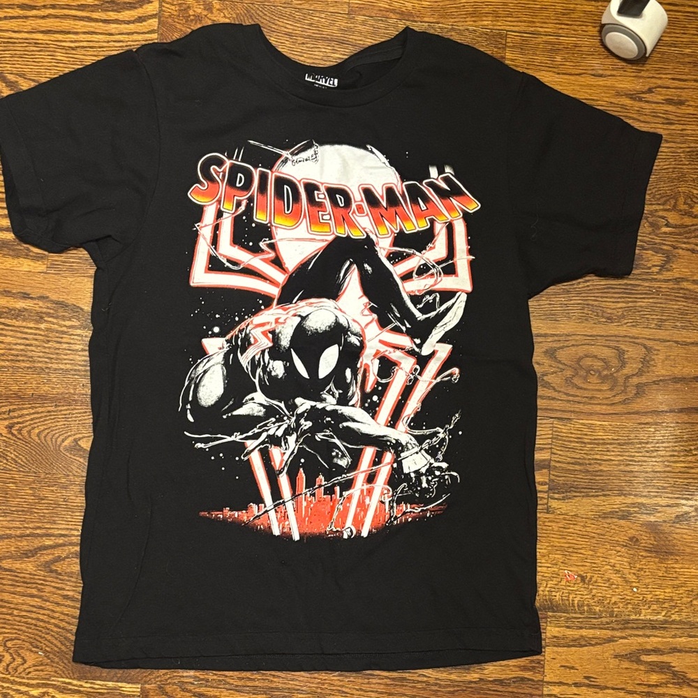 Marvel Black Spider-Man Short Sleeve Tee